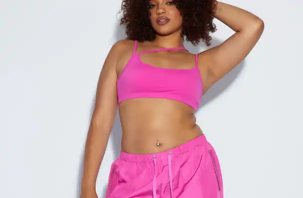 Isa Strappy Bralette / Bubble Gum
